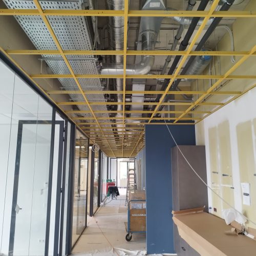 Systeemplafonds Ardena Mustard
